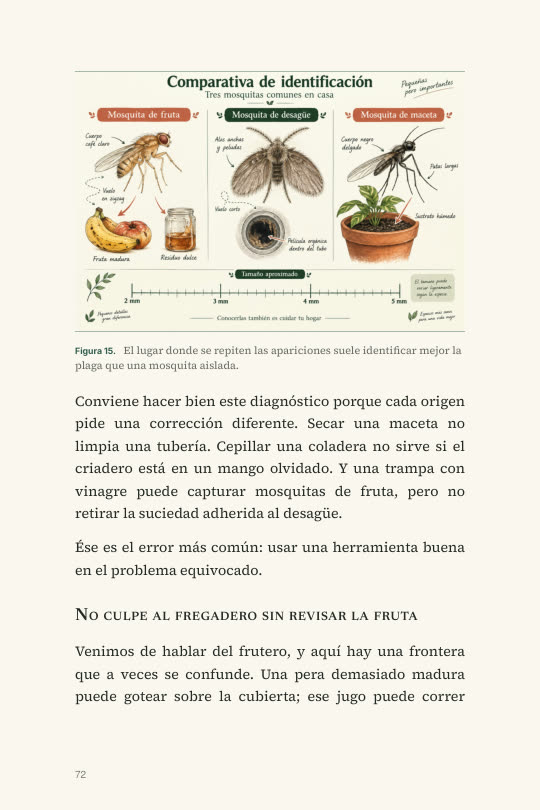 Comparativa de identificación de mosquitas